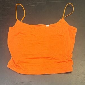 PacSun Vibrant Orange Crop Top